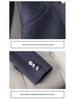 2025 Damen Merino-Woll-Anzugjacke - Herbst/Winter Petite Slim Fit, Verdickter Blazer im Göttinnen-Stil