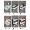 DANLE Wall-Mounted Space Aluminum Toilet Paper Holder