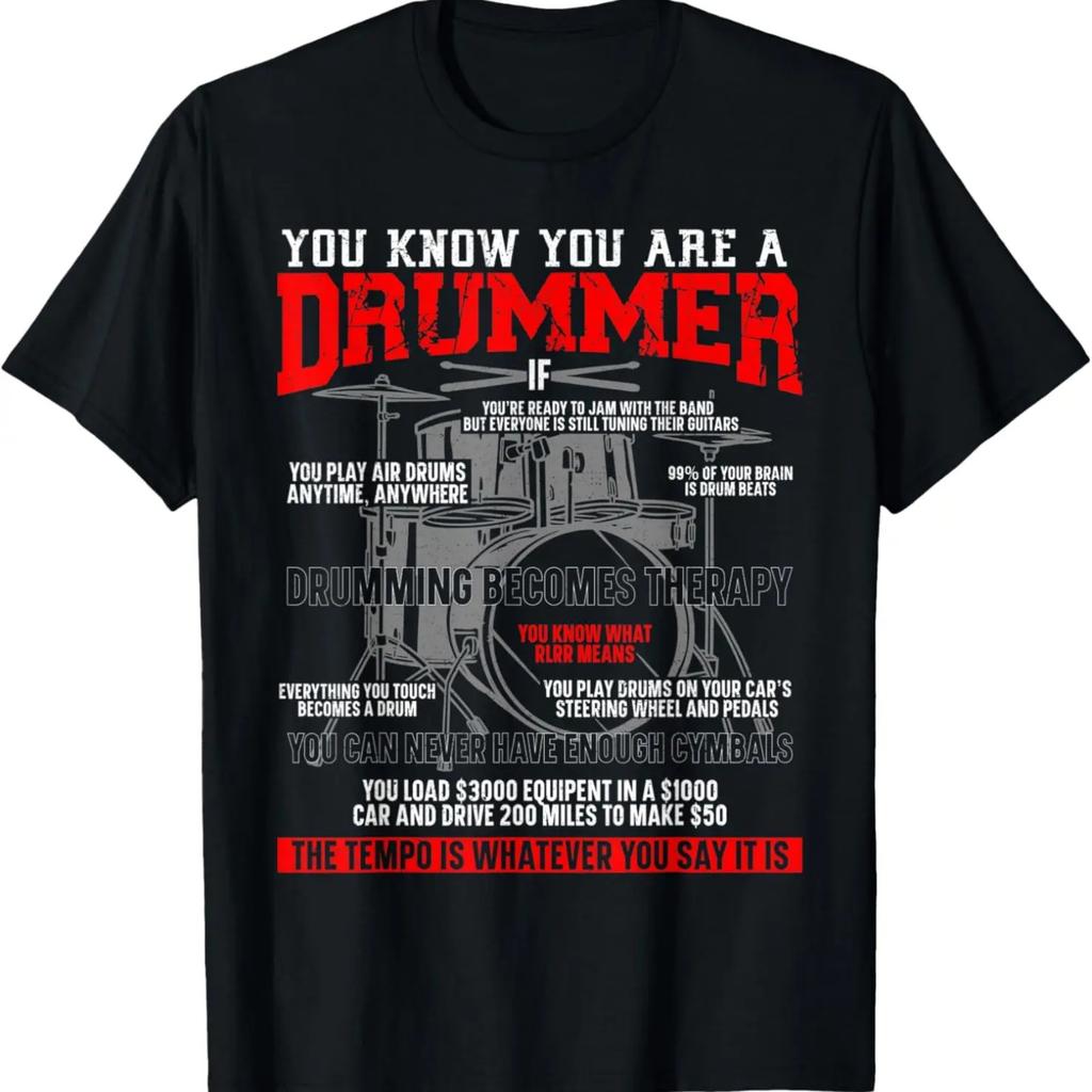 As for Me and My Drums We Serve the Lord Christian Drummer T-Shirt