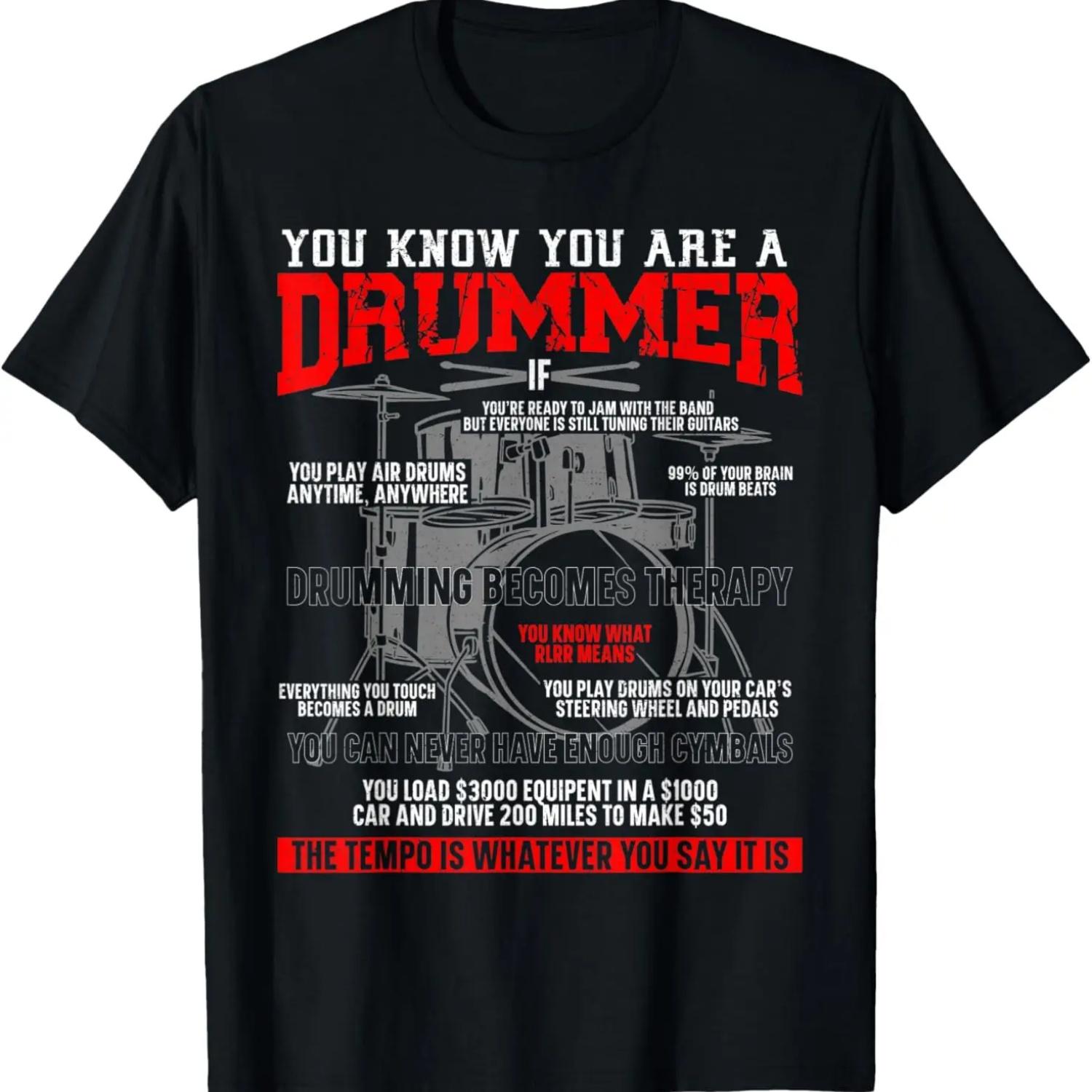 As for Me and My Drums We Serve the Lord Christian Drummer T-Shirt XXXXXL разноцветный