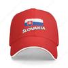 Slovakia Flag Baseball Cap Anime Fashionable Unisexs Womens
