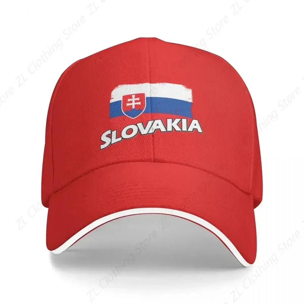Slovakia Flag Baseball Cap Anime Fashionable Unisexs Womens