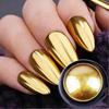 Holographic Mirror Nail Chrome Powder Effect Metallic Dust Sequins UV Gel Gold