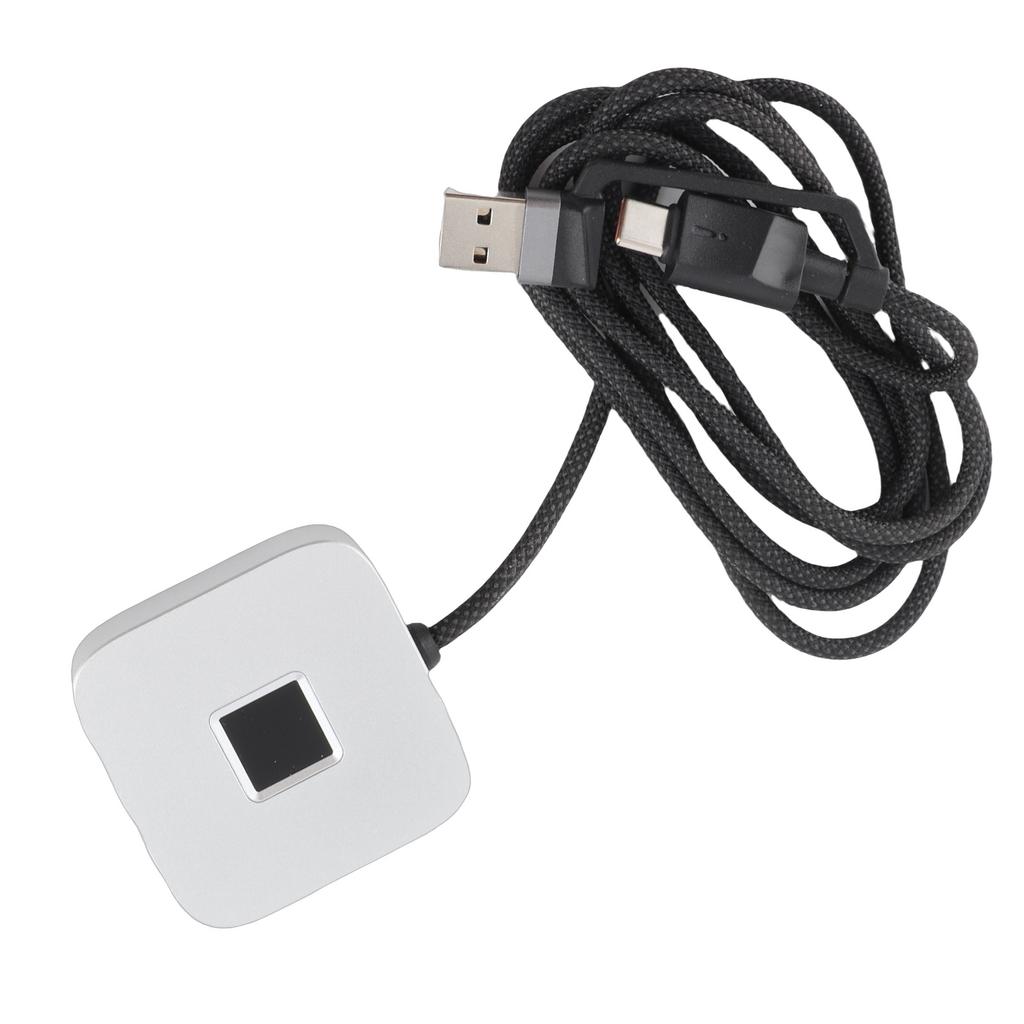 USB Fingerprint Reader for PC 360 Degree Touch Fast Recognition Biometric Fingerprint Scanner Dongle Support for   10 11 Hello