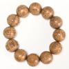 Handcrafted Six-Lobed Dragon Wood Buddhist Beads Rosary, 20mm