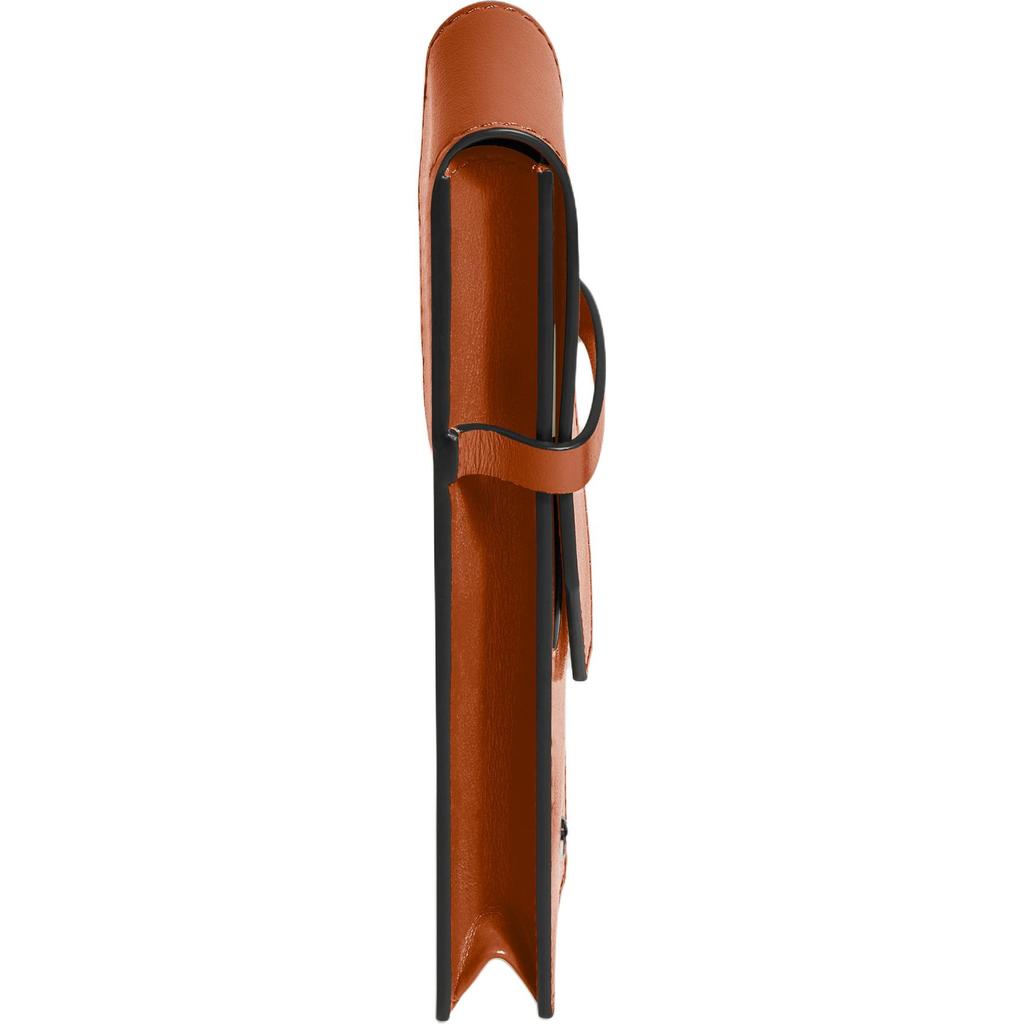 Montblanc Meisterstück 2 Hexagonal White Star Logo Leather Pen Case Unisex Accessories Rust 198815