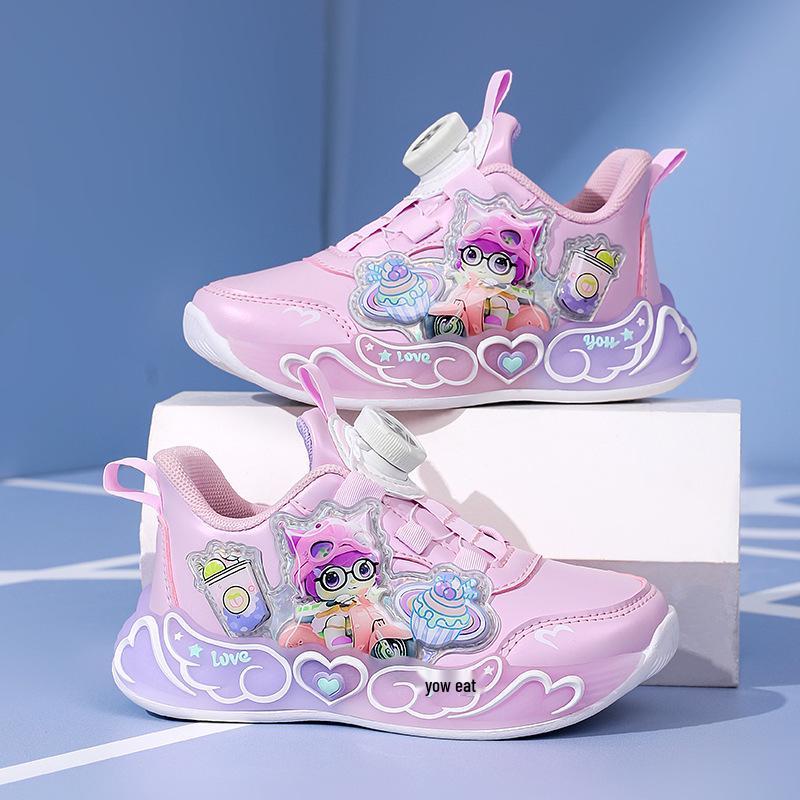 2025 Wasserdichte Leder-Laufschuhe für Mädchen – Rutschfest, Weiche Sohle, Lässig für ältere Kinder