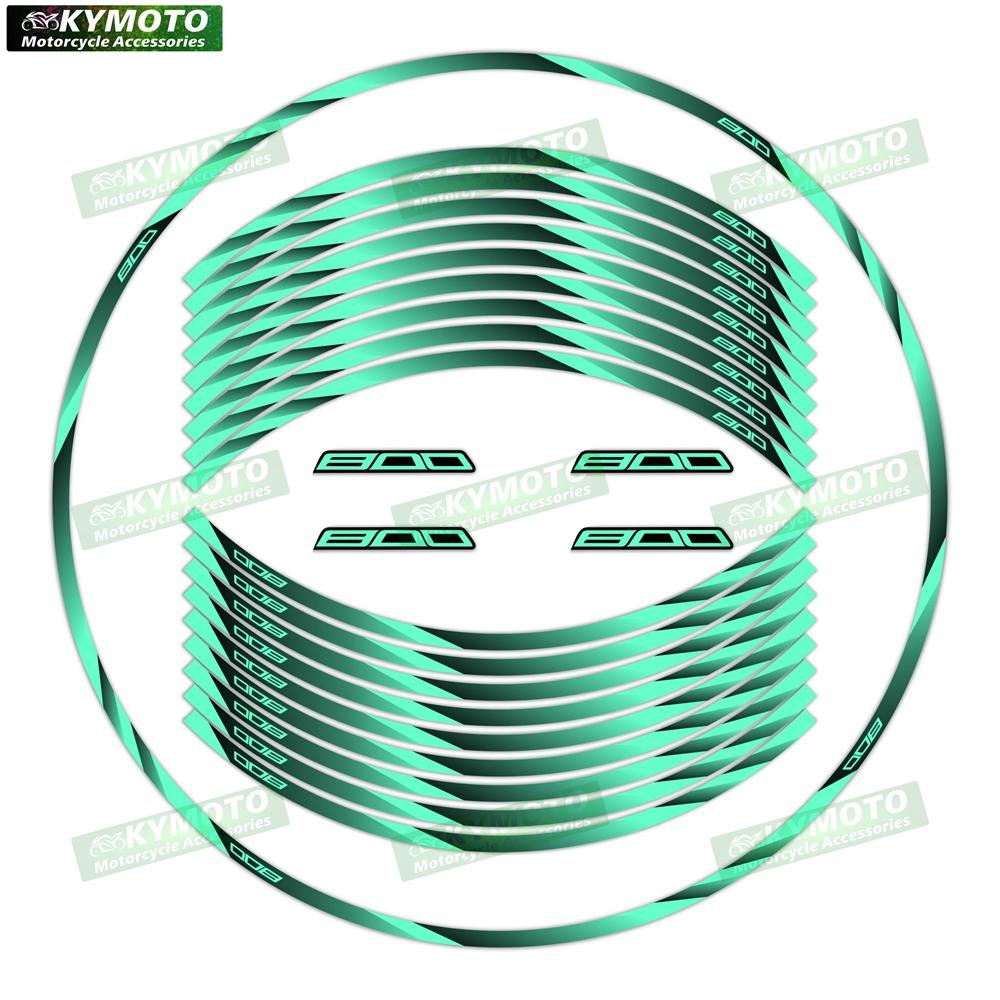 For Z800 Z 800 motorcycle accessories 17 inch front and rear wheel stickers fairing modified reflective stickers decoration