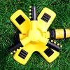 Automatic Lawn Sprinkler 3-Arm Adjustable 360-Degree Rotating Garden Sprinkler Water Sprinkler Garden