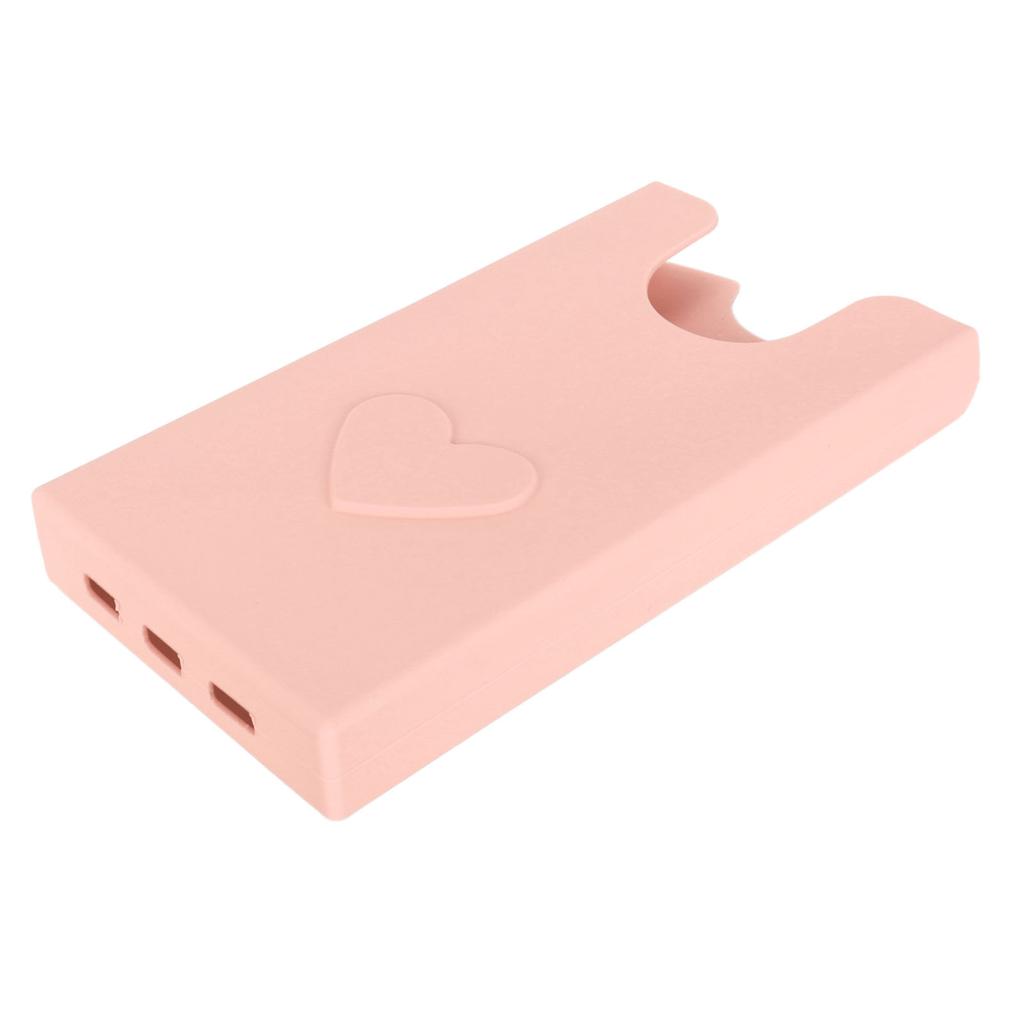 Beach Bag Phone Holder Silicone Phone Case Wallet Holder Insert Accessory Secure Attachment Keep Phone Handy Pink