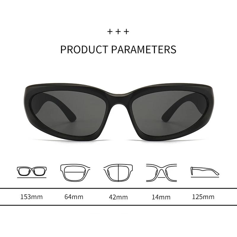 Steampunk Y2K Sunglasses Women Men Brand Design Sports Punk Sunglasses Summer Unisex Mirror Sun Glasses UV400 Gafas de sol