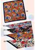 European and American silk scarves retro-printed paisley pattern 71 square scarf bag head versatile scarf