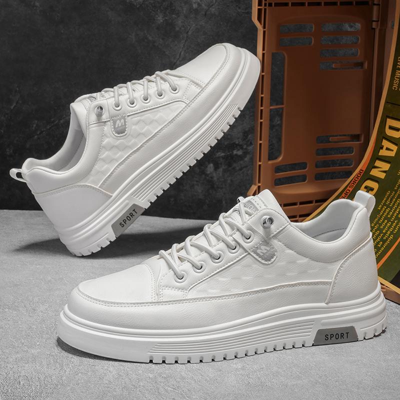 Spring Summer Men's Thick Bottom Sports Shoes Versatile Dad Shoes Middle School Students Can Wear Breathable Casual Sneakers
