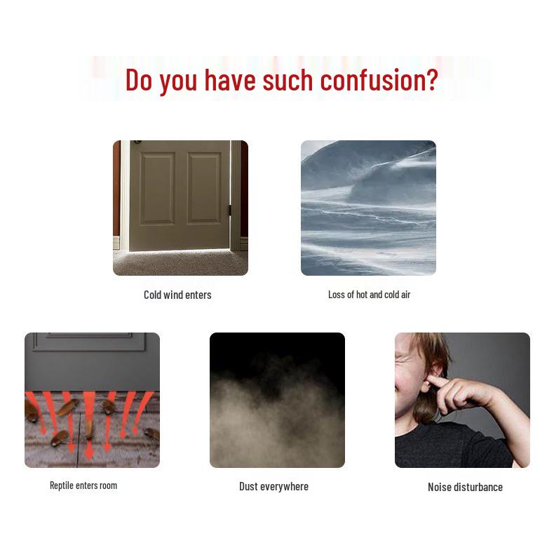 Automatic Lifting Soundproof Door Bottom Sealing Strip: Silent, Dustproof, Windproof Solution for Wooden Hotel Bedroom Doors