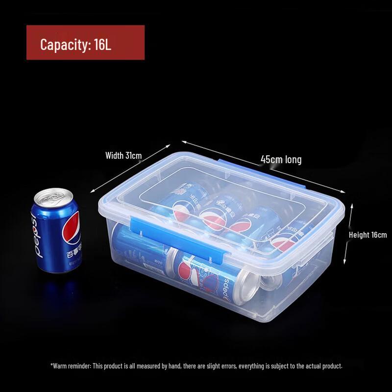 SPSR Sealed Food-Grade Rectangular Plastic Storage Box