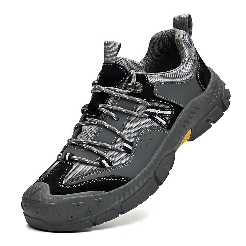 

2025 outdoor hiking shoes men s autumn and winter mesh breathable wear-resistant hiking shoes lightweight non-slip commuting men s shoes 45