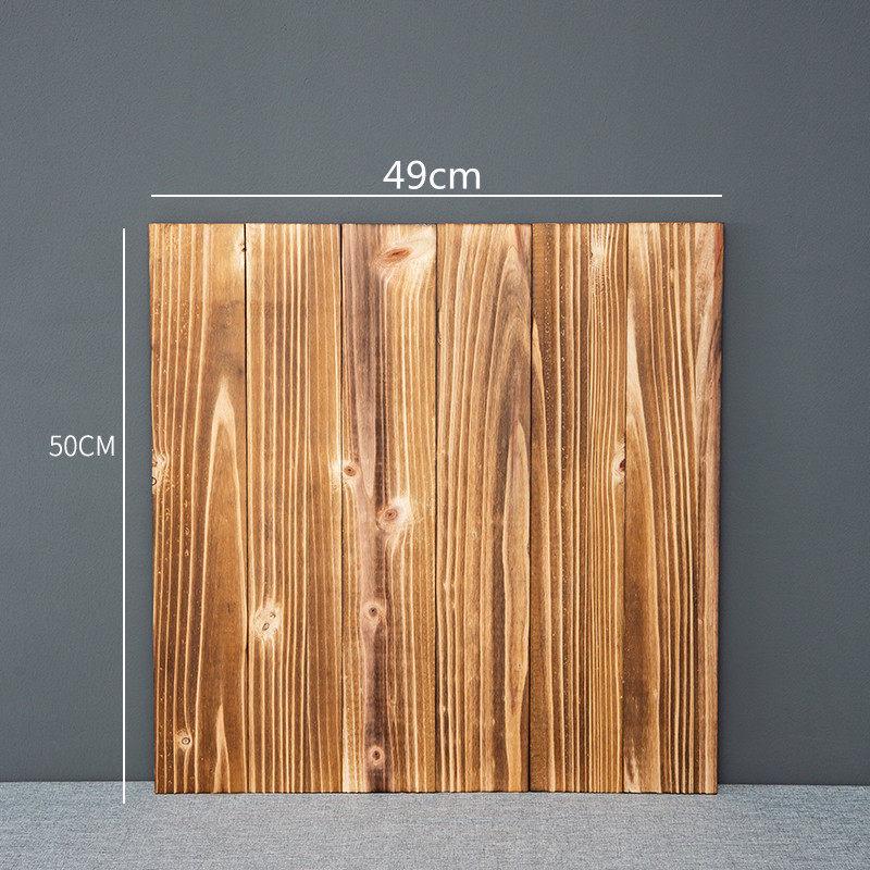 Vintage Fotorekvisita och Matdisplay i Massivt Trä