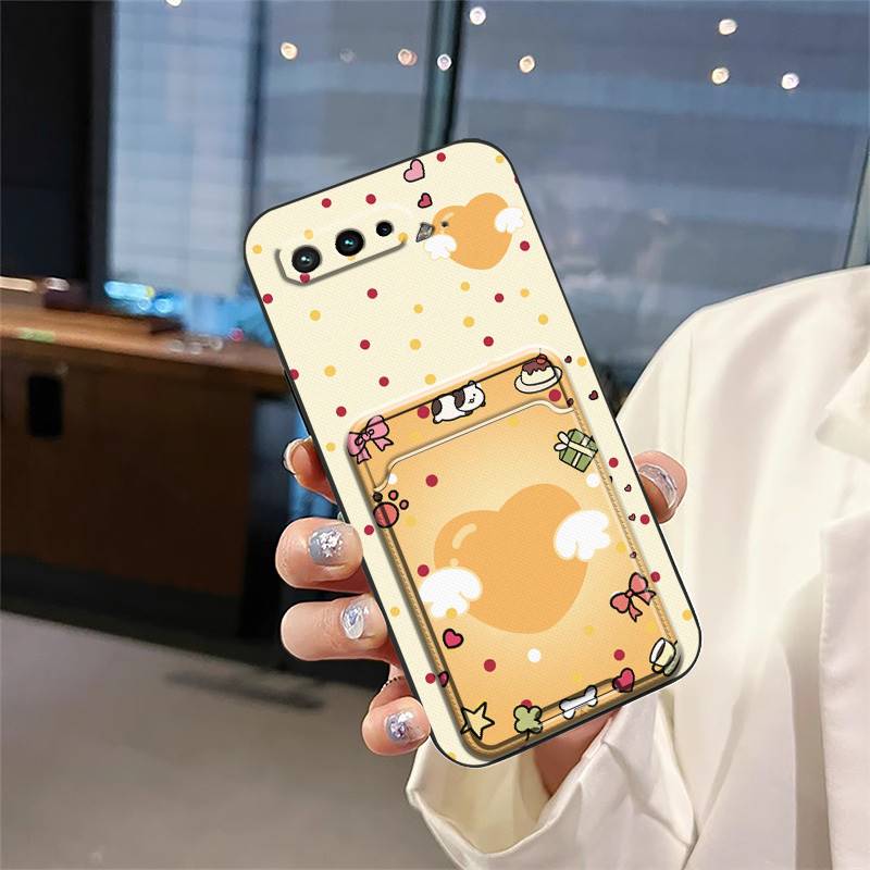 Graffiti Cute Phone Case For Asus ROG Phone5/5S/5Pro/5UltimateZS673KS Shockproof Cover Durable TPU Anti-knock Card Bag