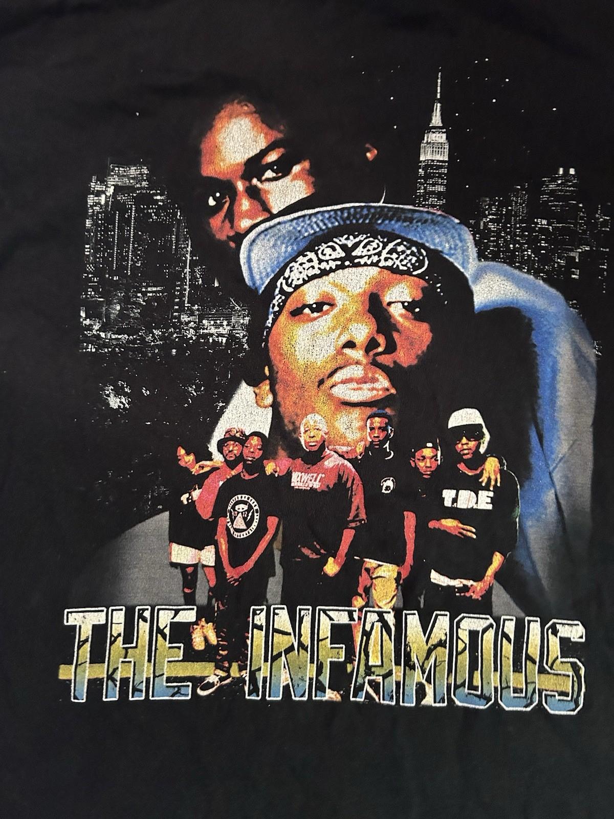 Mobb Deep T-shirt Hiphop Rap Shirt Medium The Infamous Havoc & Prodigy Unisex T-Shirt XXXL