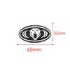 1pcs lion carbon fibre 3D 6cm steer wheel emblem Sticker Car Steering Wheel Car Interior Emblem Car styling Accessories For KIA