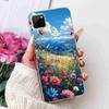 For Oppo Realme C11 6.5" Case Colorful Butterfly Soft Silicone TPU Cover For Realme c11 C11 RMX2185 Fashion Flower Phone Cases