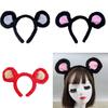 Halloween Mouse Cosplay Costume Set Mouse Ear Headband Tail Bowtie and Nose Animal Dress Up Costume for Kid Cosplay