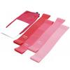 4PCS Elastic Tension Belts TPE Resistance Band Loops for Fitness Training Body Shaping Pink