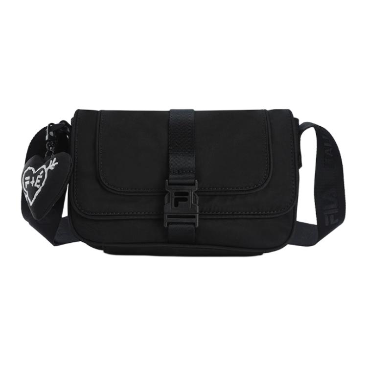 New FILA Fabric Shoulder Bag Mini Women's Jet Black F13W516161F-BK