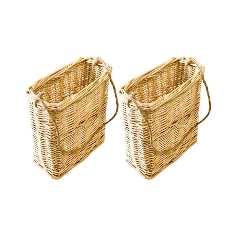 Handwoven Wall Hanging Planter Basket Breathable Planter Home Decoration For Indoor Outdoor Use 1