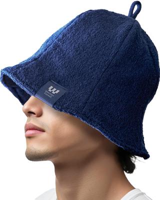 Gorro de Sauna Toalla Gruesa Doble Gorro Trampero Tejido de Toalla Grande Productos de Sauna Extra Grueso 2 Capas Toalla Gorro Bomber Sauna Sauna Sombrero Tienda Sauna [Wander