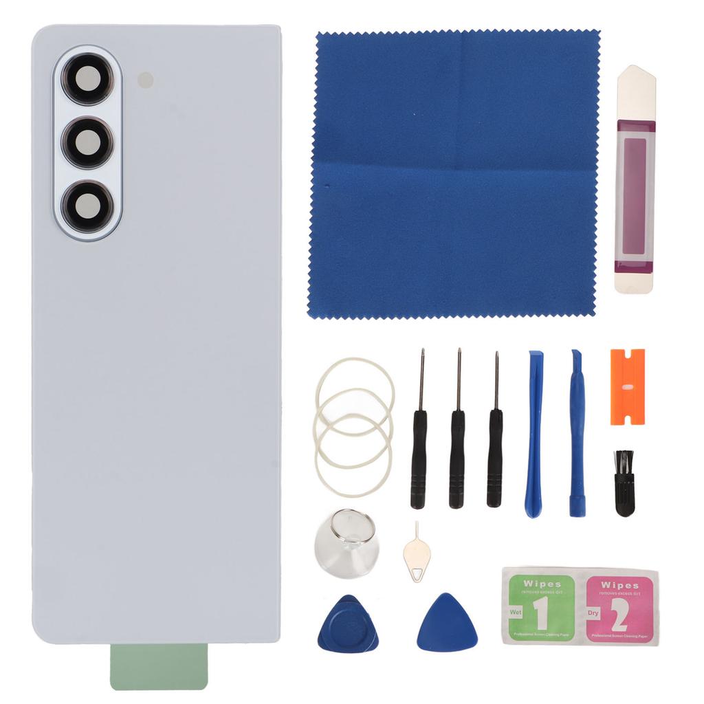 Back Glass Replacement Back Cover Glass Housing Door with Camera Lens Pre Installed Tape for Galaxy