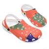 Fun Printed EVA Garden Shoes Women Men Breathable Ventilated Slip On Garden Yard Home Bathroom Casual Walking Daily Shoes Home Use