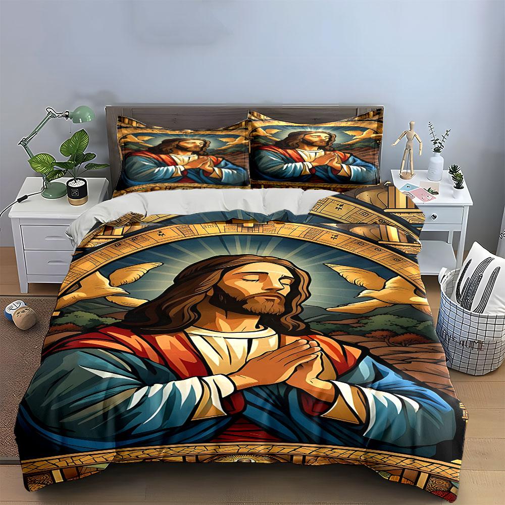 Graceful serene devotion. Bedding sets Duvet cover sets Duvet covers Pillowcases(1*Duvet Cover 2*Pillowcases without duvet insert)