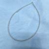 Freshwater Millet Pearl Semi-Finished Necklace 3-3.5mm White Near-Round Lustrous Beads for DIY Jewelry