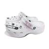 Crocs Classic Platform Clog EVA Sweet Cool Gradient Star Classic Cloud Dok Girly Cute Hole Shoes Women's White