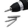 HSS4341 Double-head Screw Remover Set Loose Screw Extractor Woodworking Machinery Maintenance Tool 4PCS/Set
