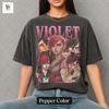 Violet LoL Arcane Shirt, Vi and Caitlyn Fan Art Tee, Comfort Colors Unisex Two ID