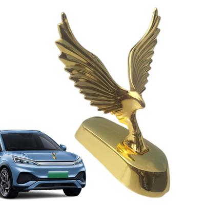 3D Eagle Wing Emblem Decorative Sticker Car Hood Metal Sticker Car Front Bonnet Eagle Ornament Decoration Sun Protection