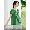 XWI Women's Ramie Lyocell Blend Round Neck Shirt