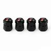 New 4Pcs Aluminum Car Tire Valve Caps Diamond Tyre Valve Airtight Cover Waterproof Dust For T A1 A2 A3 A4 A5 Sline TT Motorcycles