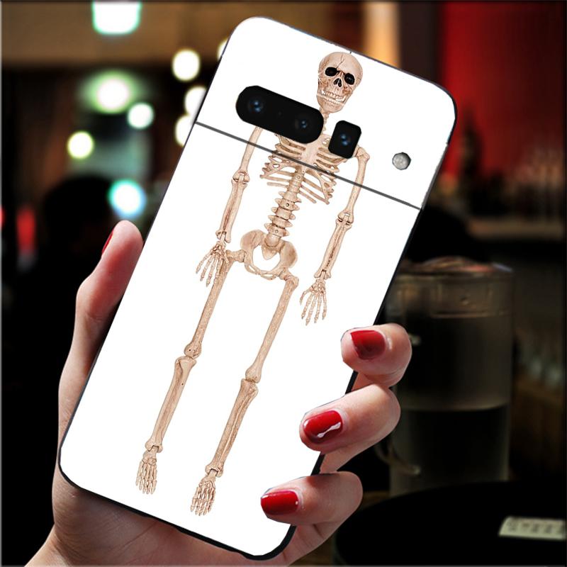 

Skeleton Art Phone Case For Google Pixel 10 9 Pro XL 9A 8 7 6 Pro Pixel 8A 7A 6A Pixel 8 7 6 5 Case Google Pixel 5