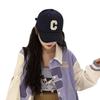C Embroidery Letter Cotton Baseball Cap Sun Protection Breathable Hat Fashion