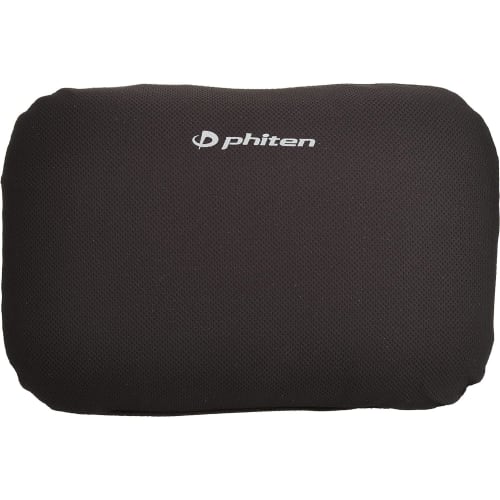 BONFORM Phiten Aqua Titanium Cushion Waist Pad S 34 x 23cm Black Memory Foam Low Back Pain Fatigue Prevention Phiten 5815-30BK