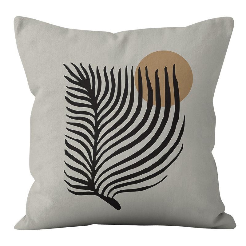 Kissenbezug Kissen Kreative Abstrakte Kunst Gestreiftes Gesicht Sofa Schlafzimmer Dekor Zuhause Auto Moda