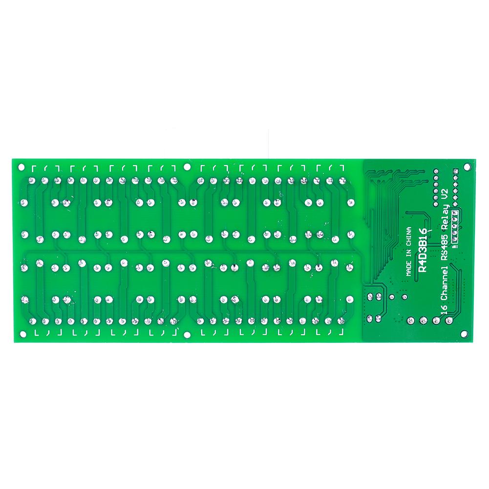 16 Channel DC 12V RS485 Relay Module Modbus RTU PLC Controller Serial Port Switch for PLC PTZ Camera Motor LED