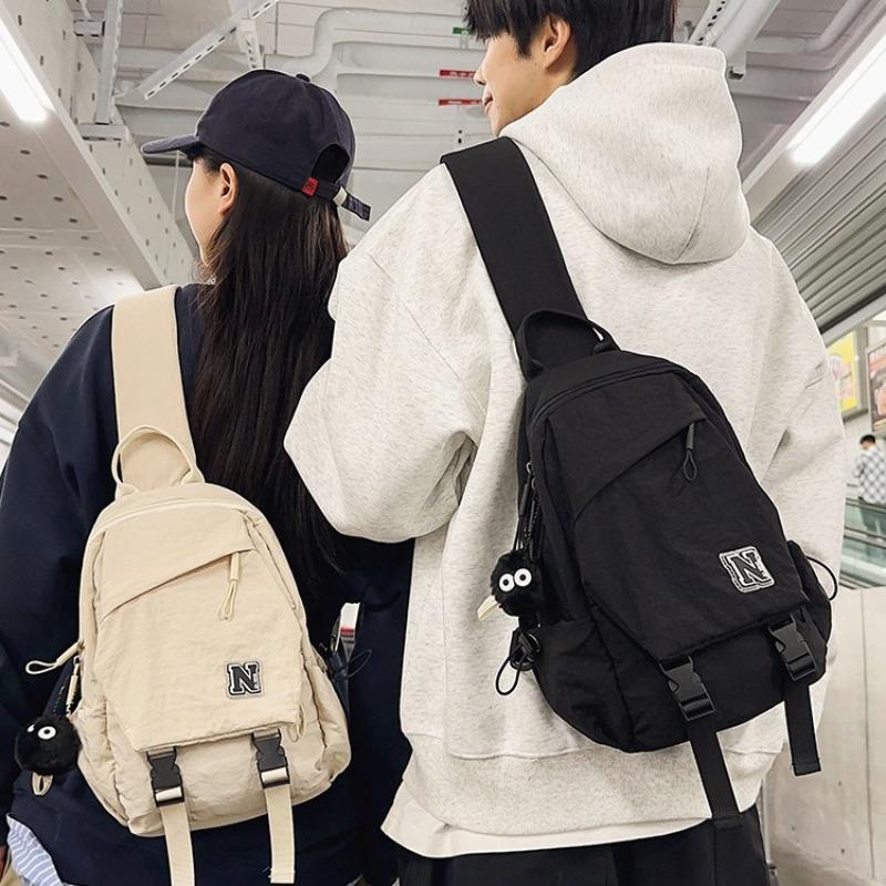School bag fashionable and versatile new messenger bag lightweight and simple breast bag cycling shoulder sports satchel