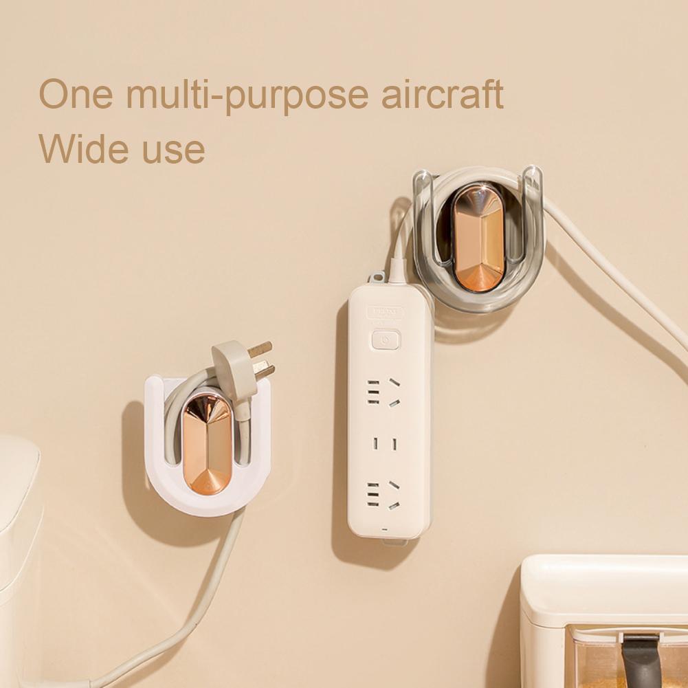 Bathroom Slipper Rack Perforation-Free Shoes Drain Hook Wall-Mounted Toilet Storage Organizer Power Strip Winder Storage Holder