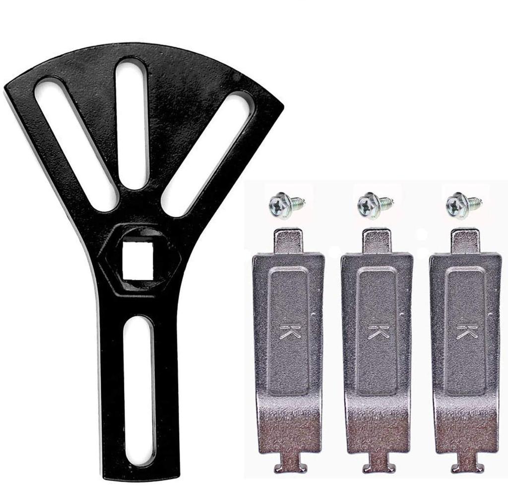 CarAngels Universal Free-Adjust Fuel Tank Cap Wrench Fuel Pump Filter Wrench (3 Jaws)