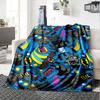 Batman Action Comics Pattern Throw Personalized Blanket Personalized Name Comfortable Texture Great For Sofa Couch Office Bed Picnics For All