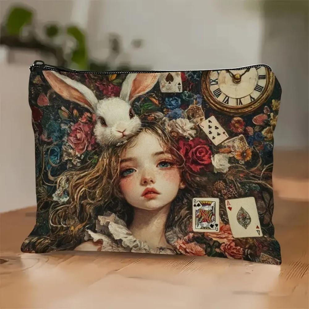 Trendy Large Capacity Zipper Pouch Simple Modern Durable Cosmetic Bag Travel Accessories Gift